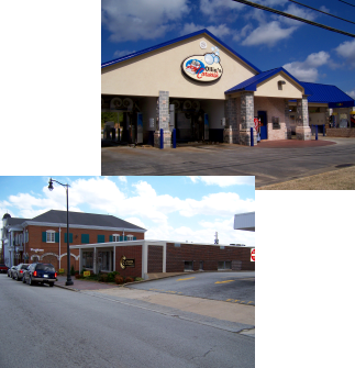 Collage of client buildings